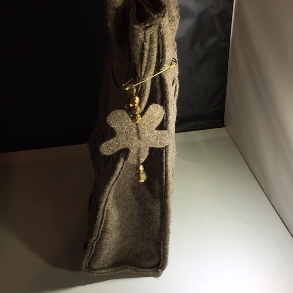 Rosamunda felt woven bag! Lightly used! - Picture 3 of 4